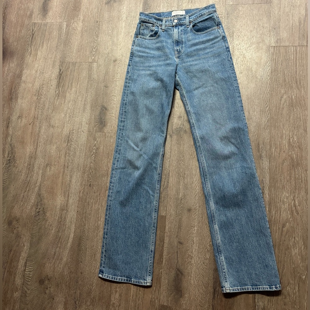 Abercrombie & Fitch Light Blue Straight Leg Jeans